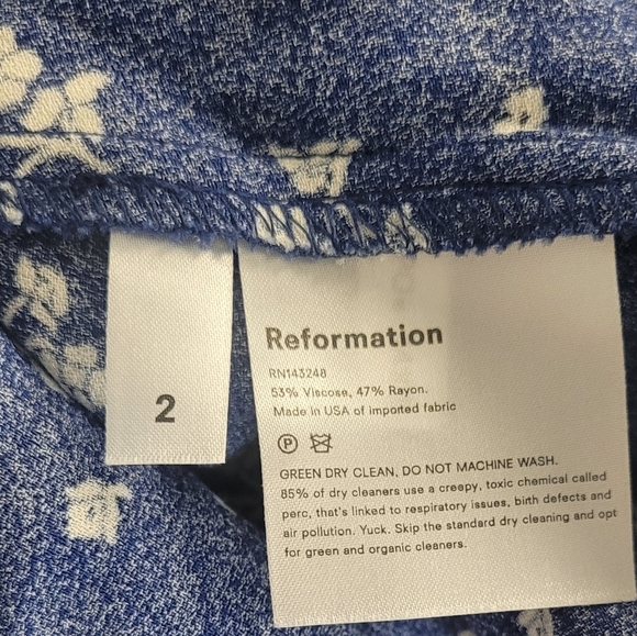 REFORMATION MAISON FAUNA FLORAL DRESS - Picture 7 of 8